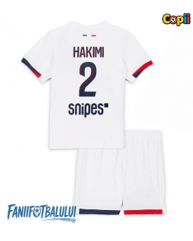 Paris Saint-Germain Achraf Hakimi #2 Echipament de Fotbal Replică 2025-26 Copii Deplasare (+ Șorturi)